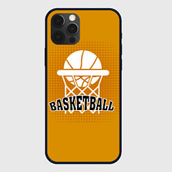 Чехол для iPhone 12 Pro Max Basketball - кольцо и мяч, цвет: 3D-черный