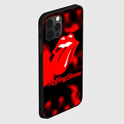 Чехол для iPhone 12 Pro Max Rolling Stone rock, цвет: 3D-черный — фото 2