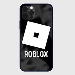 Чехол для iPhone 12 Pro Max Roblox glitch на темном фоне, цвет: 3D-черный