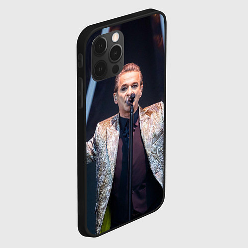 Чехол iPhone 12 Pro Max Depeche Mode - Dave Gahan stage memento mori / 3D-Черный – фото 2