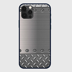 Чехол для iPhone 12 Pro Max Стальные листы, цвет: 3D-черный