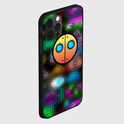 Чехол для iPhone 12 Pro Max Geometry dash stiker, цвет: 3D-черный — фото 2