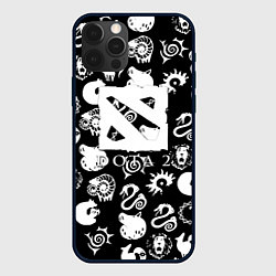 Чехол для iPhone 12 Pro Max Dota valve black, цвет: 3D-черный