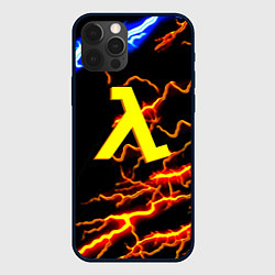 Чехол для iPhone 12 Pro Max Half Life молнии шторм, цвет: 3D-черный