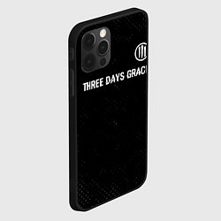 Чехол для iPhone 12 Pro Max Three Days Grace glitch на темном фоне посередине, цвет: 3D-черный — фото 2