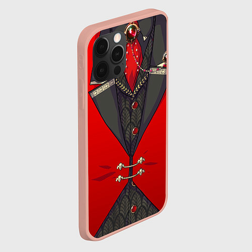 Чехол iPhone 12 Pro Max Алый фрак / 3D-Светло-розовый – фото 2