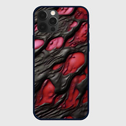 Чехол iPhone 12 Pro Max Красная текучая субстанция