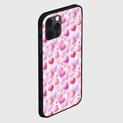 Чехол для iPhone 12 Pro Max Любовь в каждом сердце, цвет: 3D-черный — фото 2