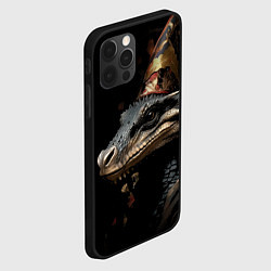 Чехол для iPhone 12 Pro Max Хранитель нового года, цвет: 3D-черный — фото 2