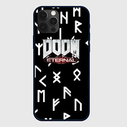 Чехол для iPhone 12 Pro Max Doom Eternal mars symbol demon, цвет: 3D-черный