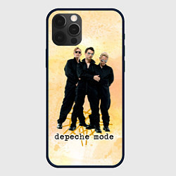Чехол для iPhone 12 Pro Max Depeche Mode - Universe band, цвет: 3D-черный