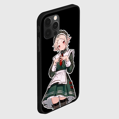 Чехол iPhone 12 Pro Max Милая Сильфи / 3D-Черный – фото 2