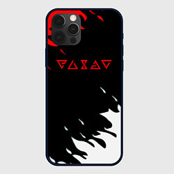 Чехол для iPhone 12 Pro Max The Witcher fire logo, цвет: 3D-черный