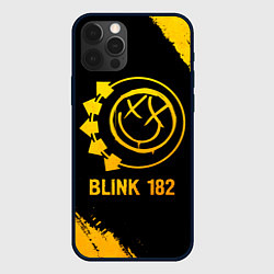 Чехол для iPhone 12 Pro Max Blink 182 - gold gradient, цвет: 3D-черный