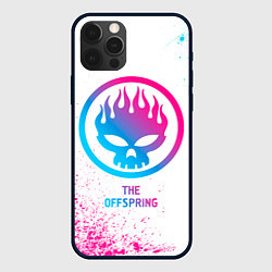 Чехол для iPhone 12 Pro Max The Offspring neon gradient style, цвет: 3D-черный