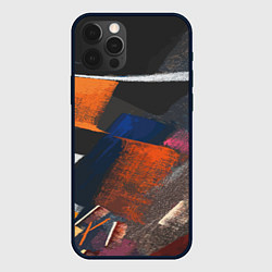 Чехол для iPhone 12 Pro Max Меловая симфония, цвет: 3D-черный