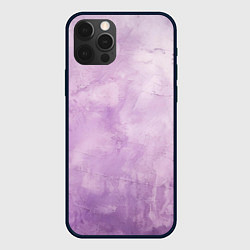 Чехол для iPhone 12 Pro Max Лавандовый гранж, цвет: 3D-черный