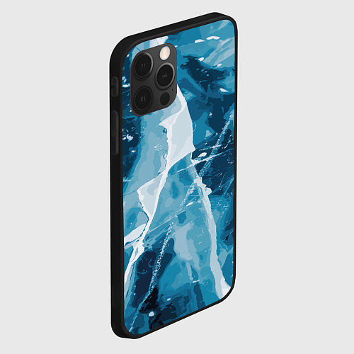 Чехол iPhone 12 Pro Max Холодная эстетика / 3D-Черный – фото 2