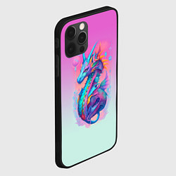 Чехол для iPhone 12 Pro Max Funny dragon - ai art, цвет: 3D-черный — фото 2