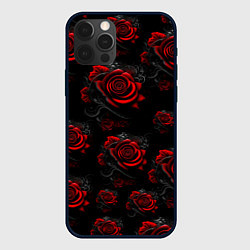 Чехол iPhone 12 Pro Max Красные розы цветы