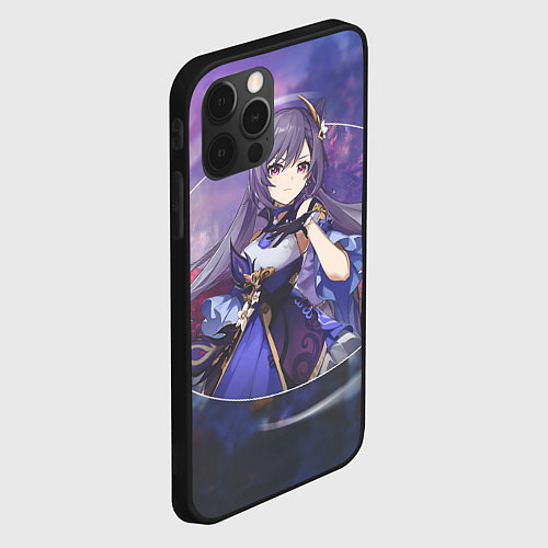 Чехол iPhone 12 Pro Max Genshin Impact Ke Цин Ke Qing / 3D-Черный – фото 2