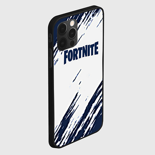 Чехол iPhone 12 Pro Max Fortnite краски / 3D-Черный – фото 2