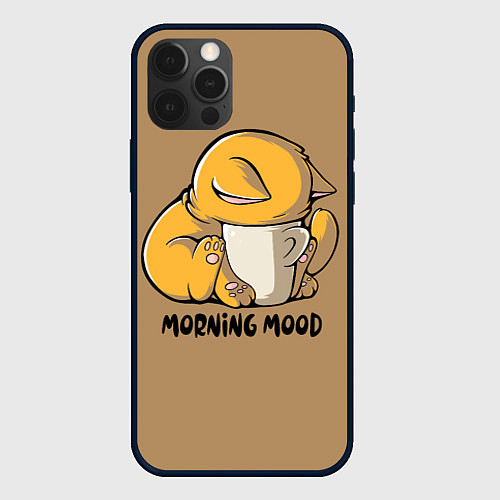 Чехол iPhone 12 Pro Max Morning mood / 3D-Черный – фото 1