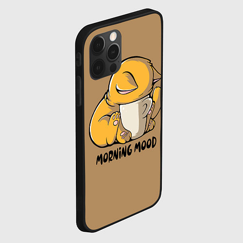 Чехол iPhone 12 Pro Max Morning mood / 3D-Черный – фото 2