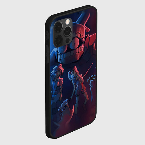 Чехол iPhone 12 Pro Max Удивительный цифровой цирк / 3D-Черный – фото 2