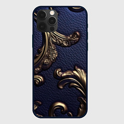 Чехол iPhone 12 Pro Max Классические позолоченные объемные узоры