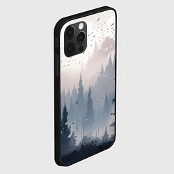 Чехол для iPhone 12 Pro Max Anime forest, цвет: 3D-черный — фото 2