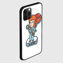 Чехол для iPhone 12 Pro Max David Bowie - Life on Mars, цвет: 3D-черный — фото 2