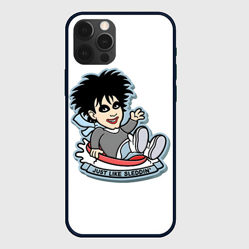 Чехол iPhone 12 Pro Max The Cure Robert Smith - just like sleddin / 3D-Черный – фото 1