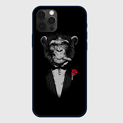 Чехол для iPhone 12 Pro Max Monkey business, цвет: 3D-черный