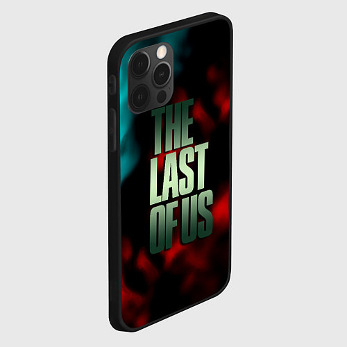 Чехол iPhone 12 Pro Max The last of us fire / 3D-Черный – фото 2