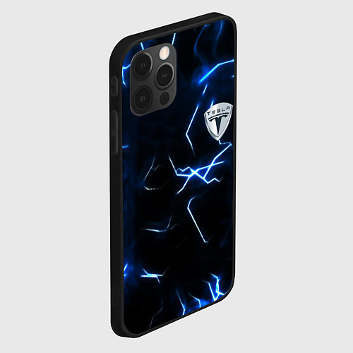 Чехол iPhone 12 Pro Max Tesla storm / 3D-Черный – фото 2