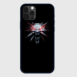 Чехол для iPhone 12 Pro Max The Witcher logo game, цвет: 3D-черный