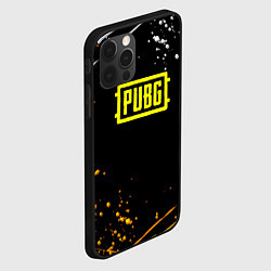 Чехол для iPhone 12 Pro Max PUBG краски поля боя, цвет: 3D-черный — фото 2