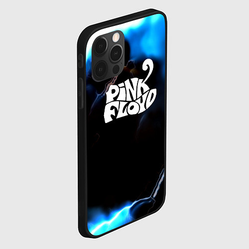 Чехол iPhone 12 Pro Max Pink floyd абстракт бенд / 3D-Черный – фото 2