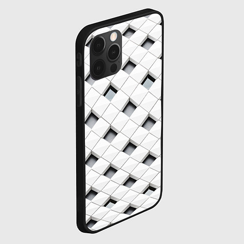 Чехол iPhone 12 Pro Max Quatro / 3D-Черный – фото 2
