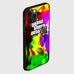 Чехол для iPhone 12 Pro Max Gta6 неоновый огонь вайстити, цвет: 3D-черный — фото 2