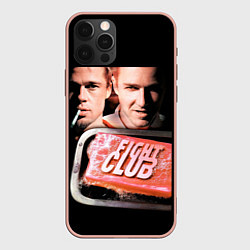 Чехол для iPhone 12 Pro Max Бойцовский клуб мыло, цвет: 3D-светло-розовый