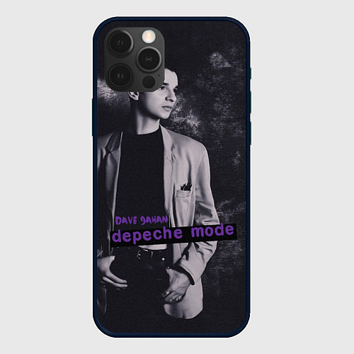 Чехол iPhone 12 Pro Max Depeche Mode Dave Gahan noir2 / 3D-Черный – фото 1