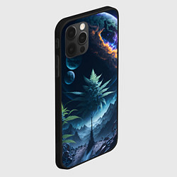 Чехол для iPhone 12 Pro Max Вид на землю с другой планеты, цвет: 3D-черный — фото 2