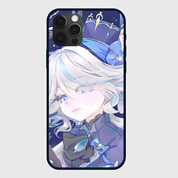 Чехол для iPhone 12 Pro Max Genshin Impact Furina smug, цвет: 3D-черный