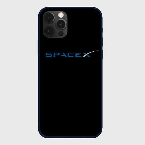 Чехол iPhone 12 Pro Max NASA space usa / 3D-Черный – фото 1