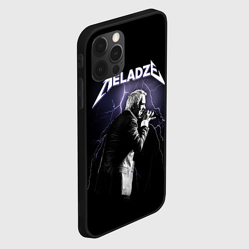 Чехол iPhone 12 Pro Max Meladze - Metallica / 3D-Черный – фото 2