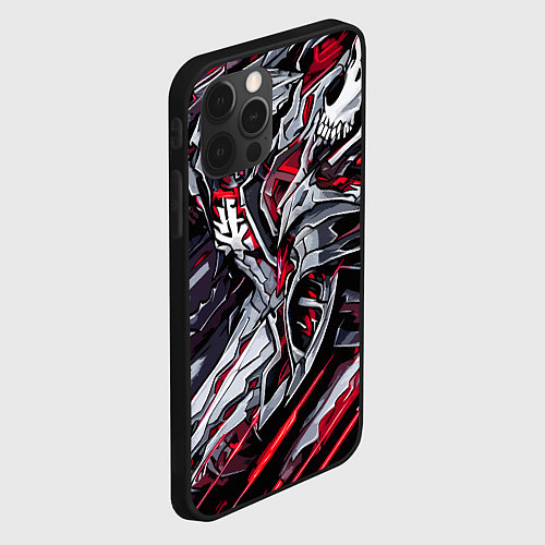 Чехол iPhone 12 Pro Max Адский рыцарь / 3D-Черный – фото 2