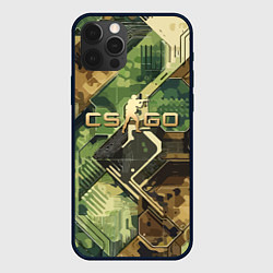 Чехол для iPhone 12 Pro Max Counter Strike go - pattern, цвет: 3D-черный