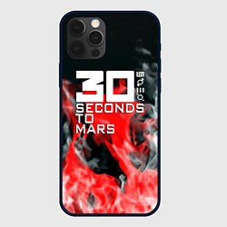 Чехол для iPhone 12 Pro Max Seconds to mars fire, цвет: 3D-черный